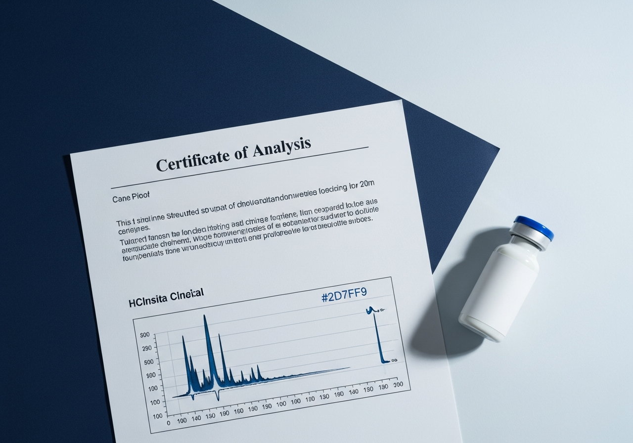 Wholesale CJC-1295 Certificate of Analysis with HPLC chromatograph chart