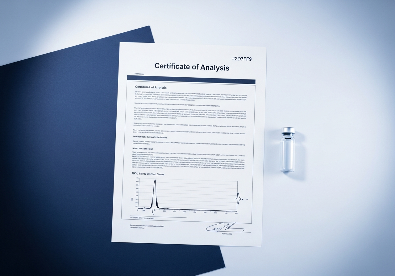 Wholesale Kisspeptin Certificate of Analysis with HPLC chromatograph chart