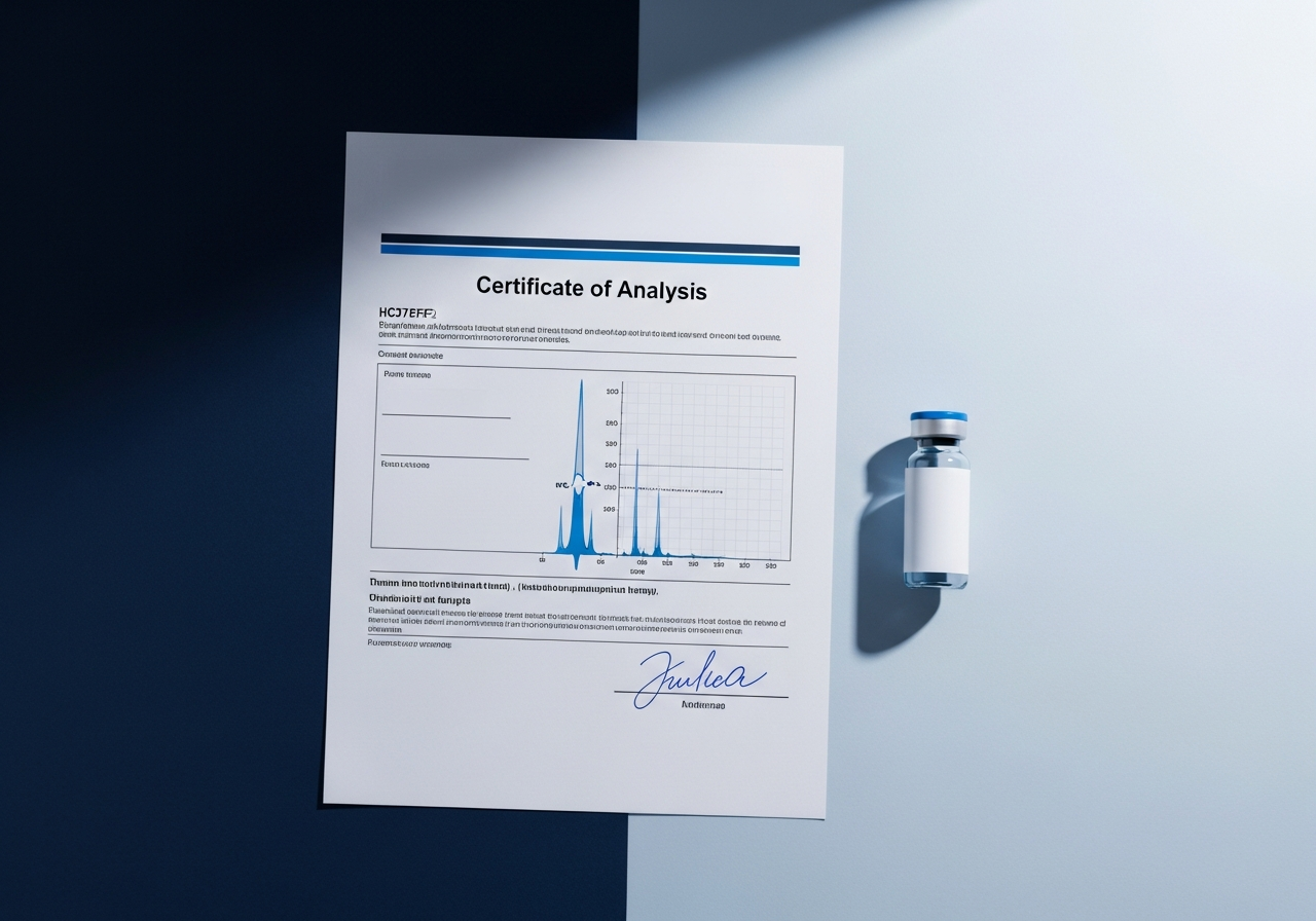 Wholesale NAD+ Certificate of Analysis with HPLC chromatograph chart