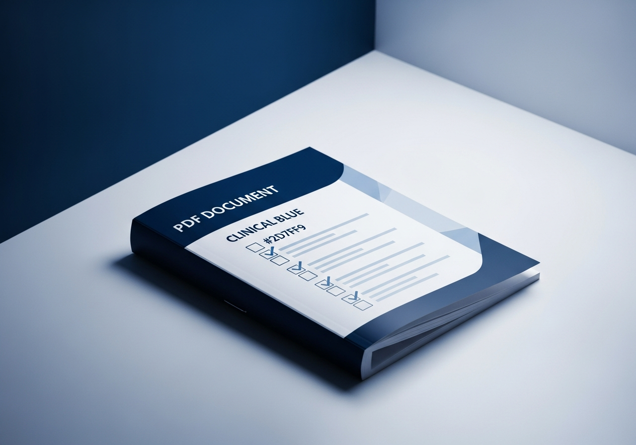 Mockup of the Peptide Supplier Evaluation Checklist PDF