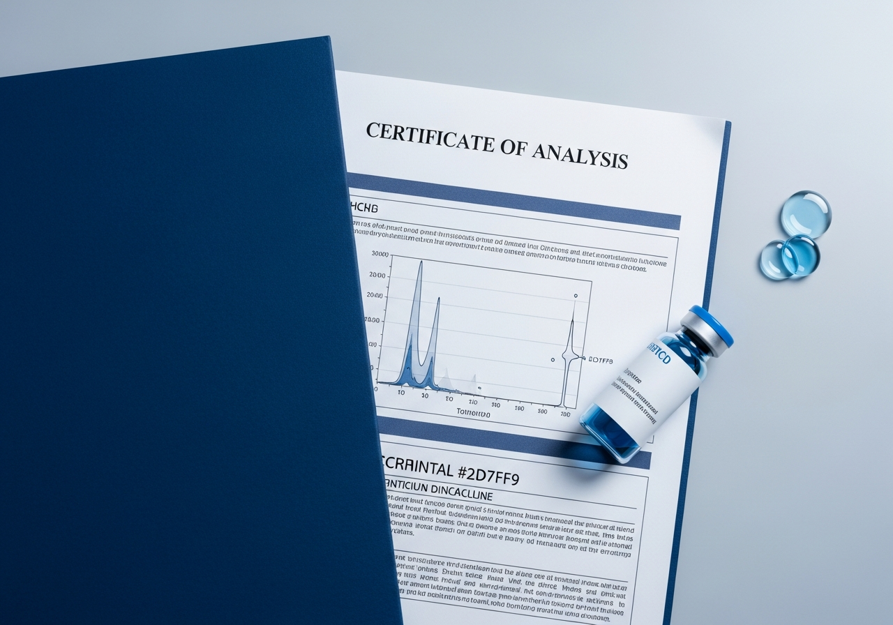 Wholesale retatrutide Certificate of Analysis with HPLC chromatograph chart