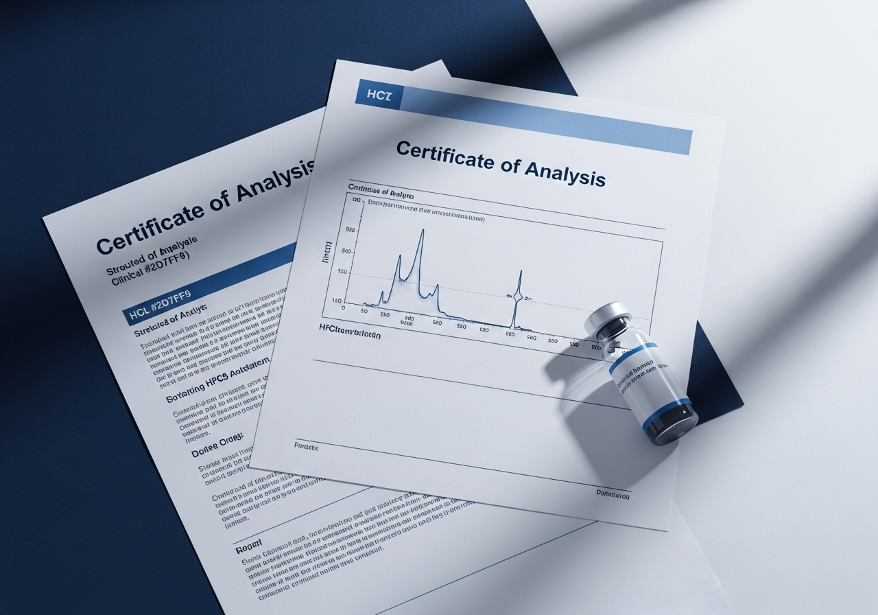 Wholesale semaglutide Certificate of Analysis with HPLC chromatograph chart
