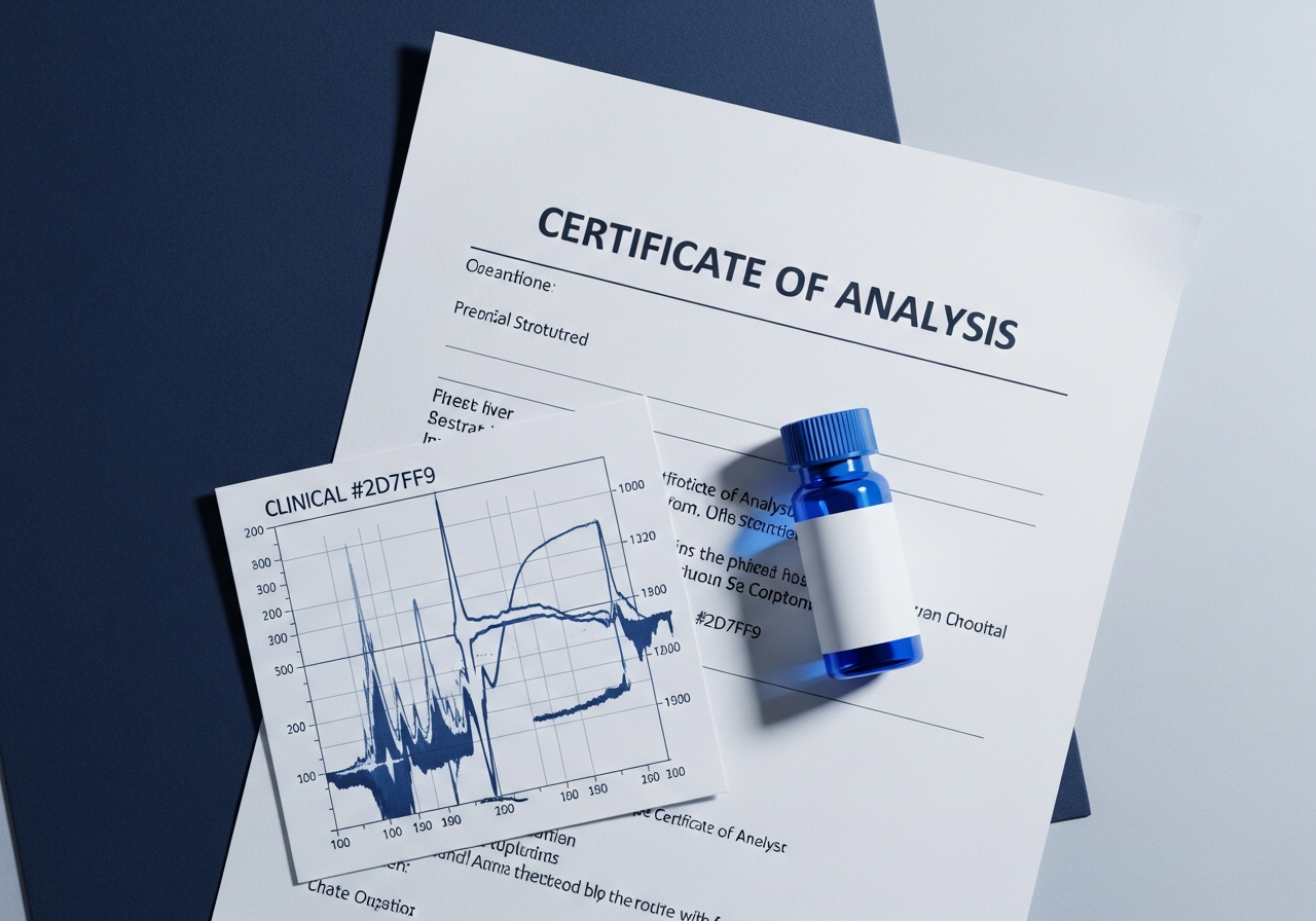 Wholesale Thymosin Alpha-1 Certificate of Analysis with HPLC chromatograph chart