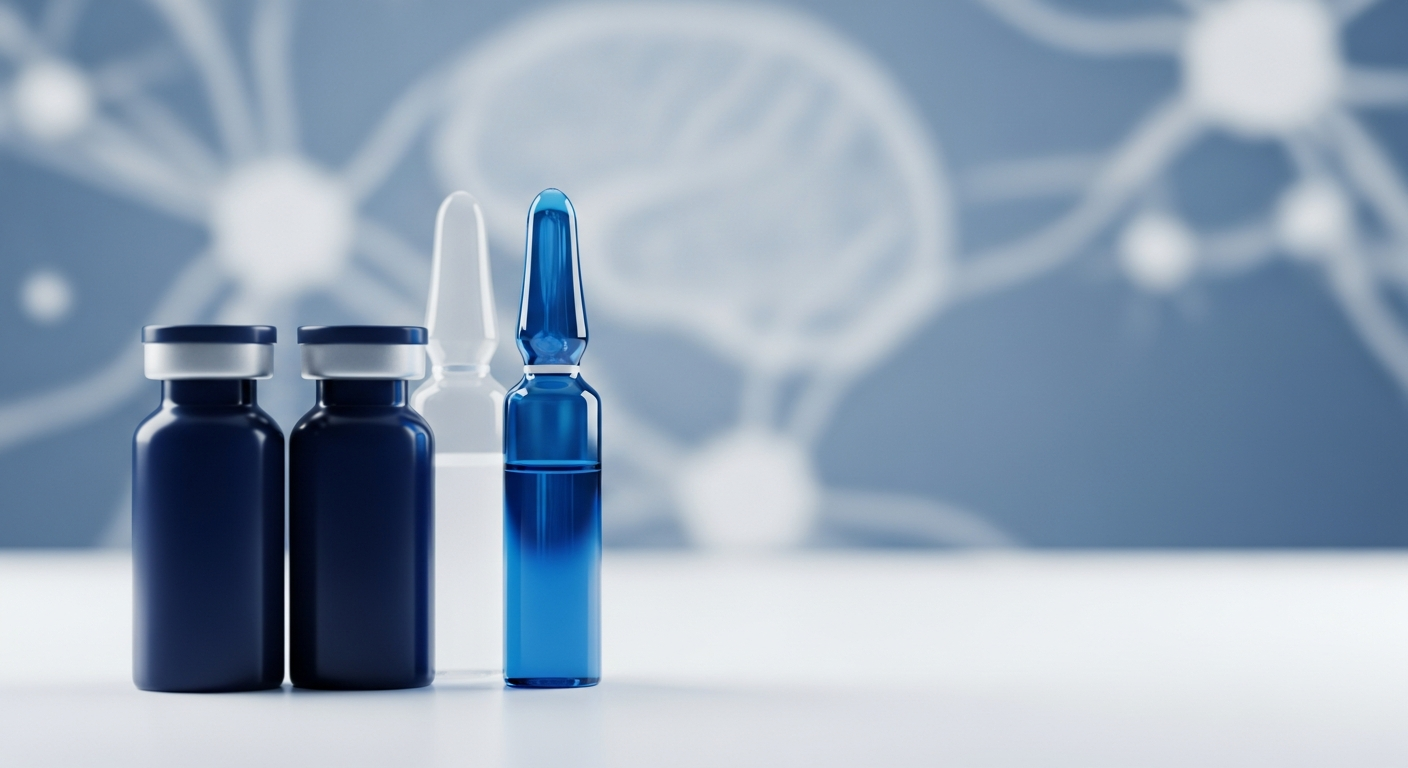 Cognitive peptide pharmaceutical vials with neural network background